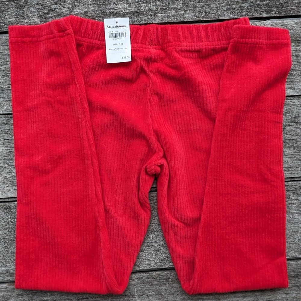 Hanna Andersson Ribbed Velour Leggings